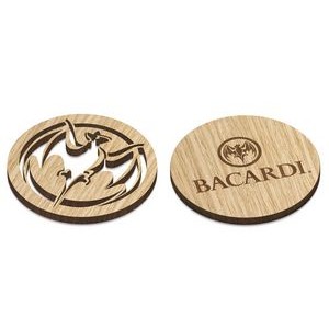 Custom Laser Cut Wood Coasters