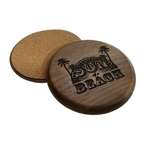 Solid Walnut 4" Coasters