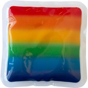 Rainbow Square Gel Beads Hot/Cold Pack