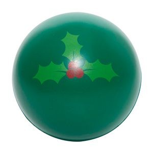 Holiday Holly Squeezies® Stress Ball