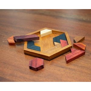 Hexagon Wooden Puzzle