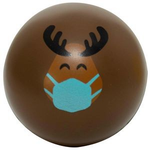 Holiday PPE Reindeer Squeezies® Stress Ball