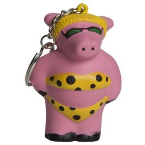 Cool Pig Squeezies® Stress Reliever Keyring