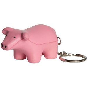 Pig Keyring Squeezies® Stress Reliever