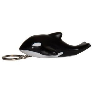 Orca Whale Squeezies® Stress Reliever Keyring