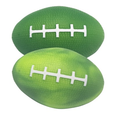 Green "Mood" Football Squeezies® Stress Reliever