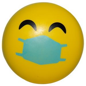 Happy PPE Emoji Squeezies Stress Reliever
