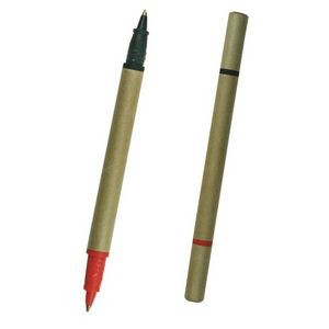 Bio-Degradable Two Color Cardboard Pen