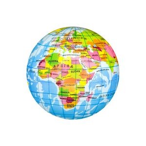 Squeezies®Printed Globe Stress Reliever