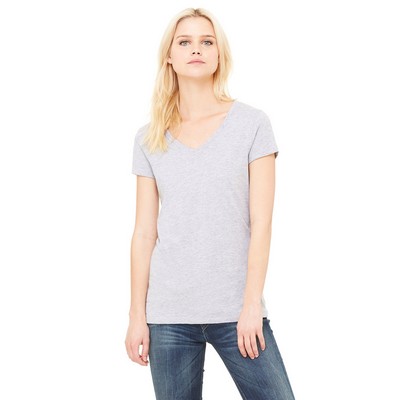 BELLA+CANVAS Ladies' Jersey Short-Sleeve V-Neck T-Shirt