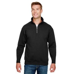 BAYSIDE Unisex Quarter-Zip Pullover Sweatshirt