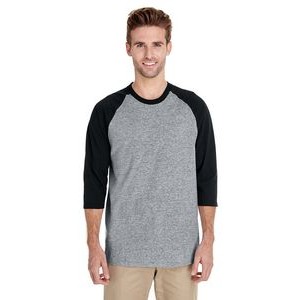 Gildan Adult Heavy Cotton? Three-Quarter Raglan Sleeve T-Shirt