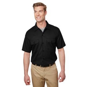 Williamson-Dickie Mfg Co Men's Short Sleeve Slim Fit Flex Twill Work Shirt