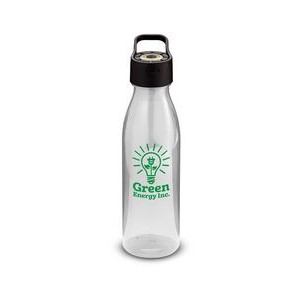 Prime Line 24oz Co-Polyester Water Bottle With Rechargeable Cob Light In Lid