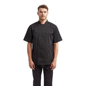 ARTISAN COLLECTION BY REPRIME Unisex Short-Sleeve Recycled Chef's Coat