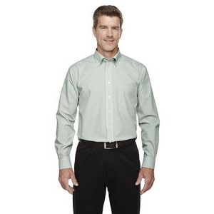 Devon and Jones Men's Crown Collection® Banker Stripe Woven Shirt