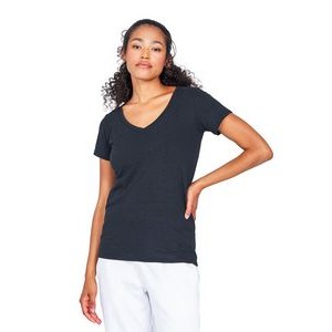 US BLANKS Ladies' Made in USA Hemp V-Neck T-Shirt