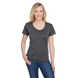 A-4 Ladies' Tonal Space-Dye T-Shirt