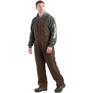 Berne Apparel Men's Heartland Insulated Washed Duck Bib Overall