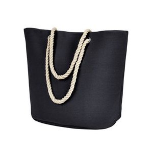 Bagedge - Big Accessories Polyester Canvas Rope Tote