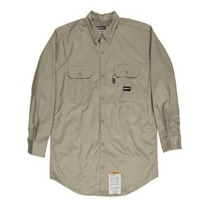 Berne Apparel Men's Tall Flame-Resistant Button Down Work Shirt