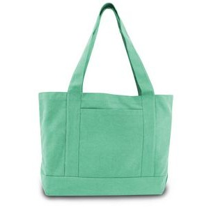 Liberty Bags Seaside Cotton Canvas Pigment-Dyed Boat Tote
