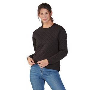 BOXERCRAFT Ladies' Quilted Jersey Sweatshirt