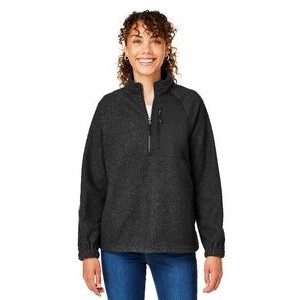 NORTH END Ladies' Aura Sweater Fleece Quarter-Zip