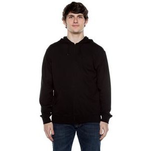 BEIMAR Unisex Jersey Long-Sleeve Full-Zip Hooded T-Shirt