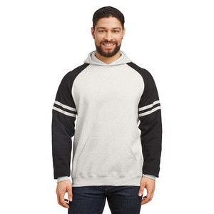 Jerzees Unisex NuBlend Varsity Color-Block Hooded Sweatshirt