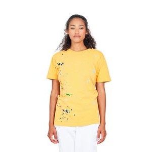 US BLANKS Unisex Made in USA Garment Dye Paint Splatter T-Shirt