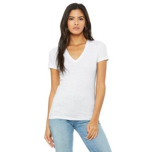 BELLA+CANVAS Ladies' Jersey Short-Sleeve Deep V-Neck T-Shirt