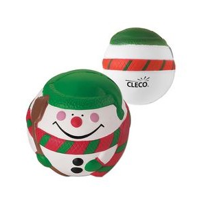 Prime Line Happy Holiday Snowman Shape Stress Ball