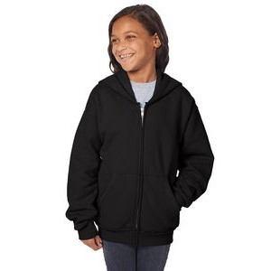 Hanes Printables Youth EcoSmart® Full-Zip Hooded Sweatshirt