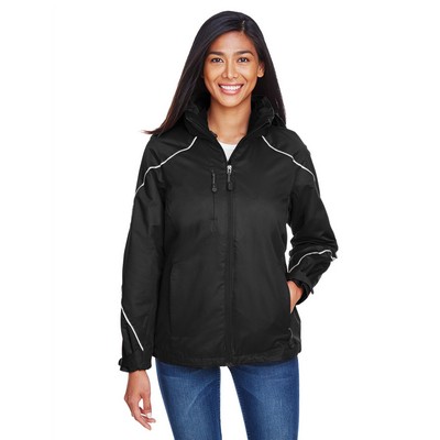 NORTH END Ladies' Angle 3-in-1 Jacket with Bonded Fleece Liner