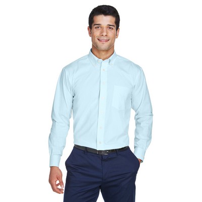 Devon and Jones Men's Crown Collection® Solid Oxford Woven Shirt