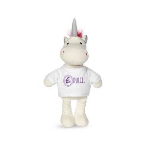 Prime Line 8.5" Plush Unicorn With T-Shirt
