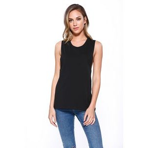 STAR TEE Ladies' Cotton Muscle T-Shirt