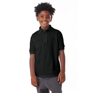 Hanes Printables Youth EcoSmart Jersey Knit Polo