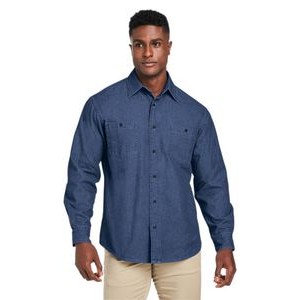 Harriton Men's Denim Shirt-Jacket