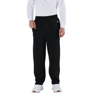 Champion Adult Powerblend Open-Bottom Fleece Pant with Pockets