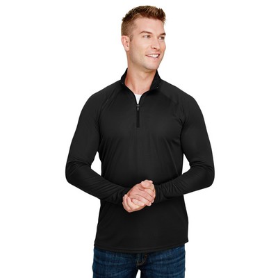 A-4 Adult Daily Polyester Quarter-Zip