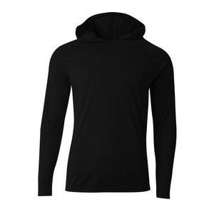 A-4 Youth Long Sleeve Hooded T-Shirt