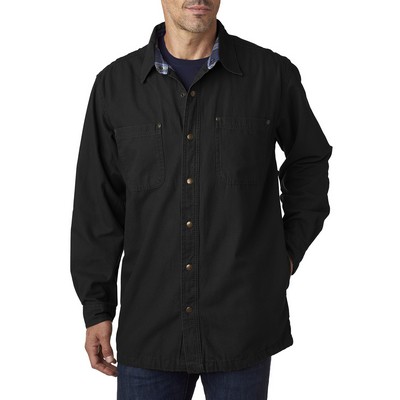 BACKPACKER Men's Canvas Shirt Jacket with Flannel Lining