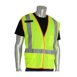 PIP ANSI Type R Class 2 and CAN/CSA Z96 X-Back Breakaway Mesh Vest