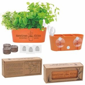 Wall Sprouts Indoor Garden Blossom Kit w/Seeds & Planter