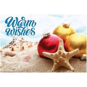 Beach Warm Wishes Card To Calendar