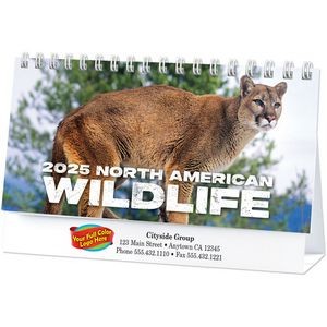 North American Wildlife Full Color Desk Calendar