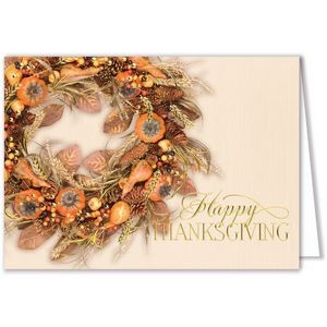 Thanksgiving Wreath Card