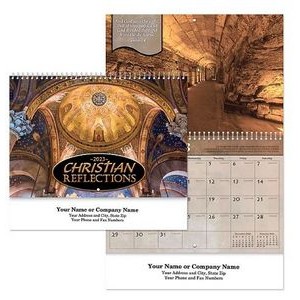 Full Color Christian Reflections Spiral Wall Cal